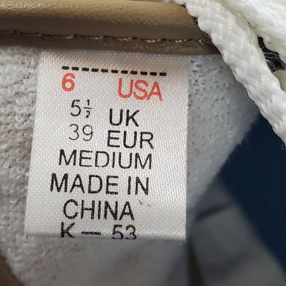 K-Swiss Men Preppy Classic 88 Horween Tennis Court Sneaker Tan/Cream 6 - Picture 7 of 8